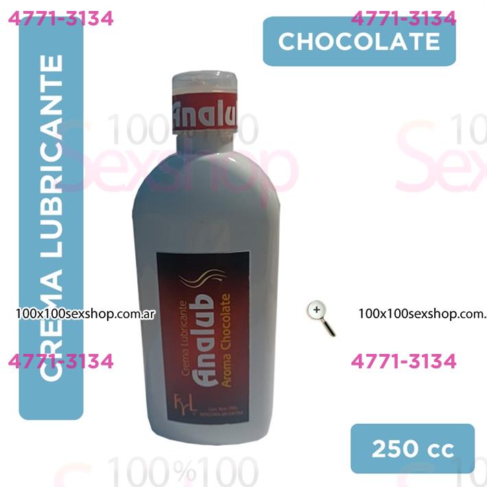 Crema lubricante chocolate 250 cc